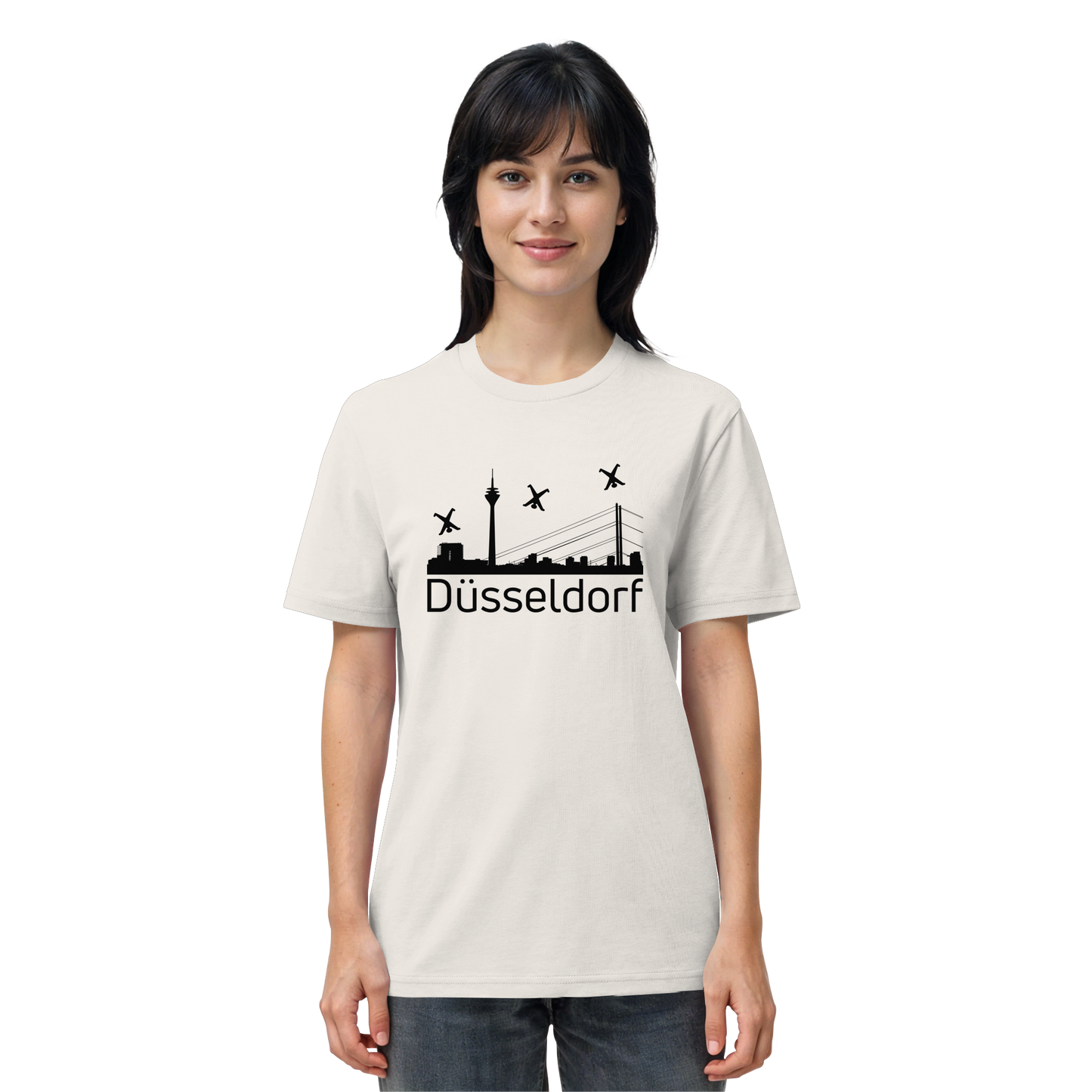 Skyline - Düsseldorf Black - Organic Shirt