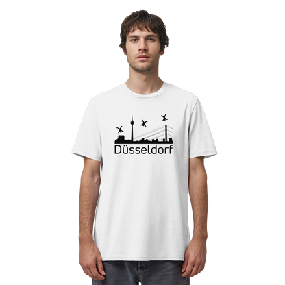Skyline - Düsseldorf Black - Organic Shirt