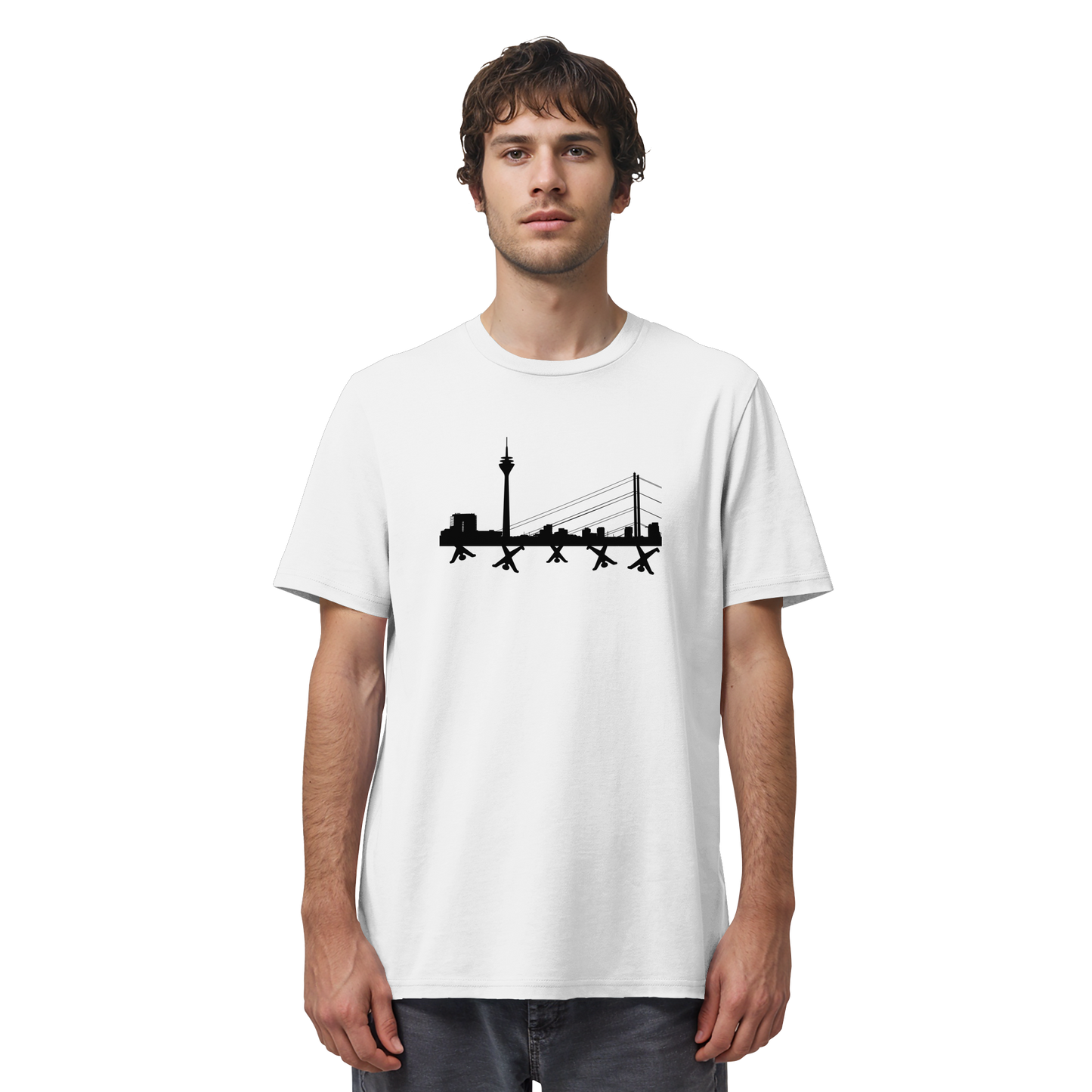Skyline - Black - Organic Shirt