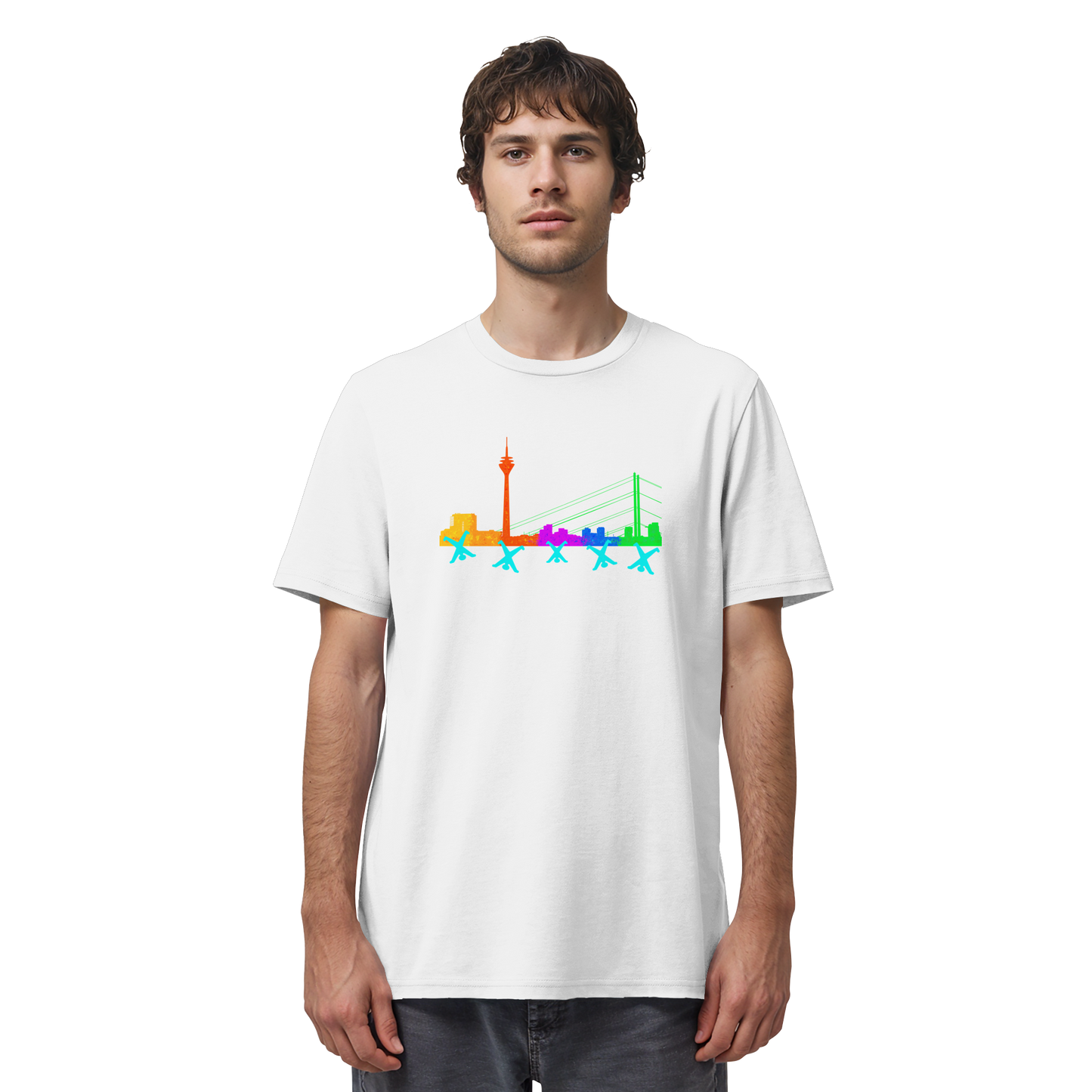 Skyline - Rainbow - Organic Shirt
