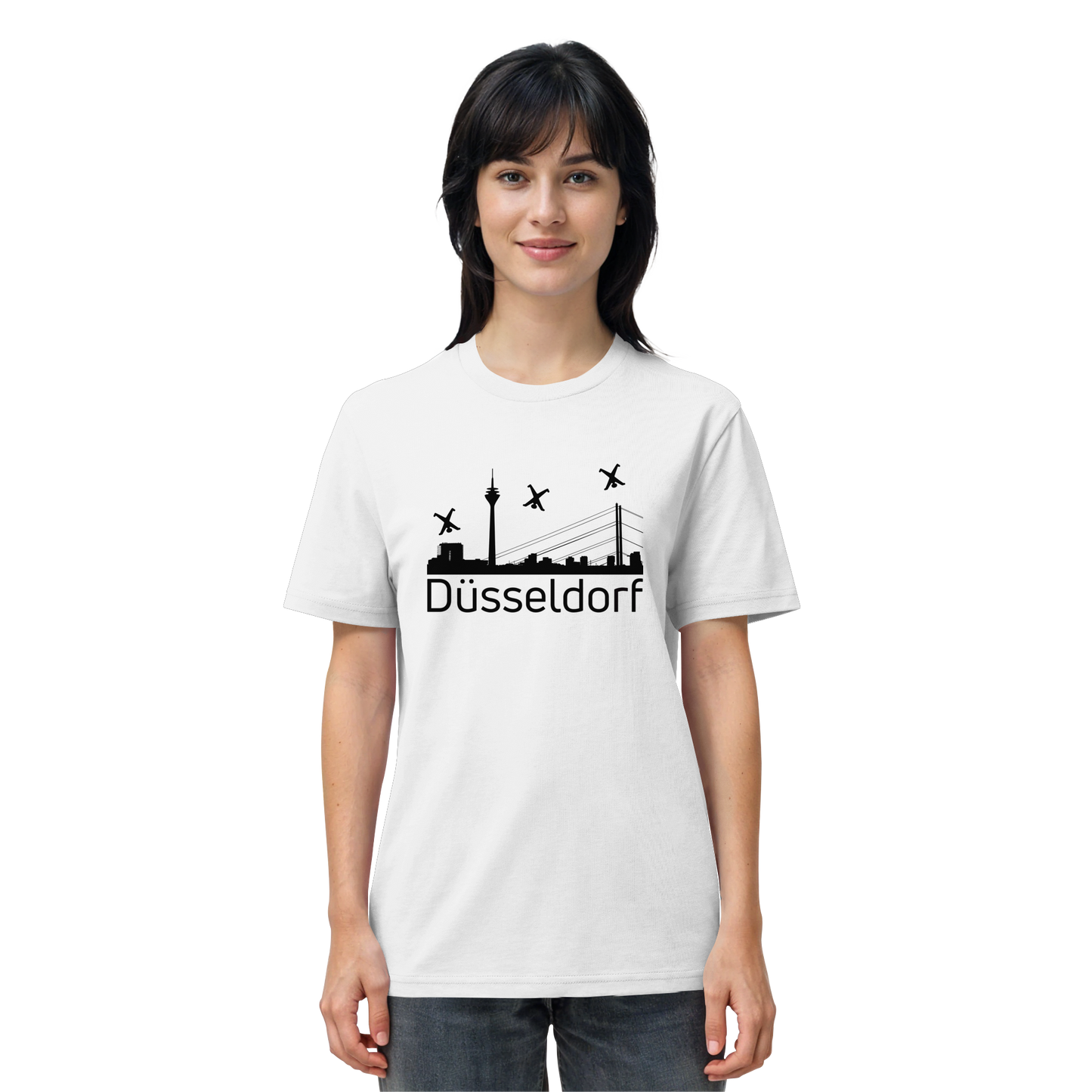 Skyline - Düsseldorf Black - Organic Shirt