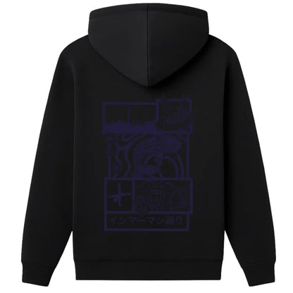 Hoodie Japan Koi Purple
