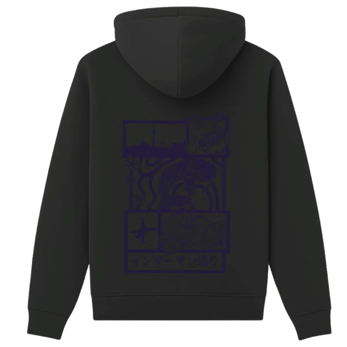 Hoodie Japan Koi Purple