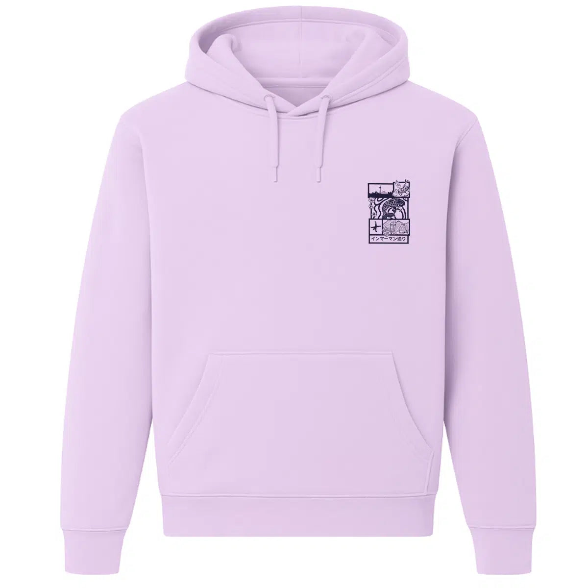 Hoodie Japan Koi Purple