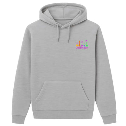 Hoodie Düsseldorf Skyline Purple
