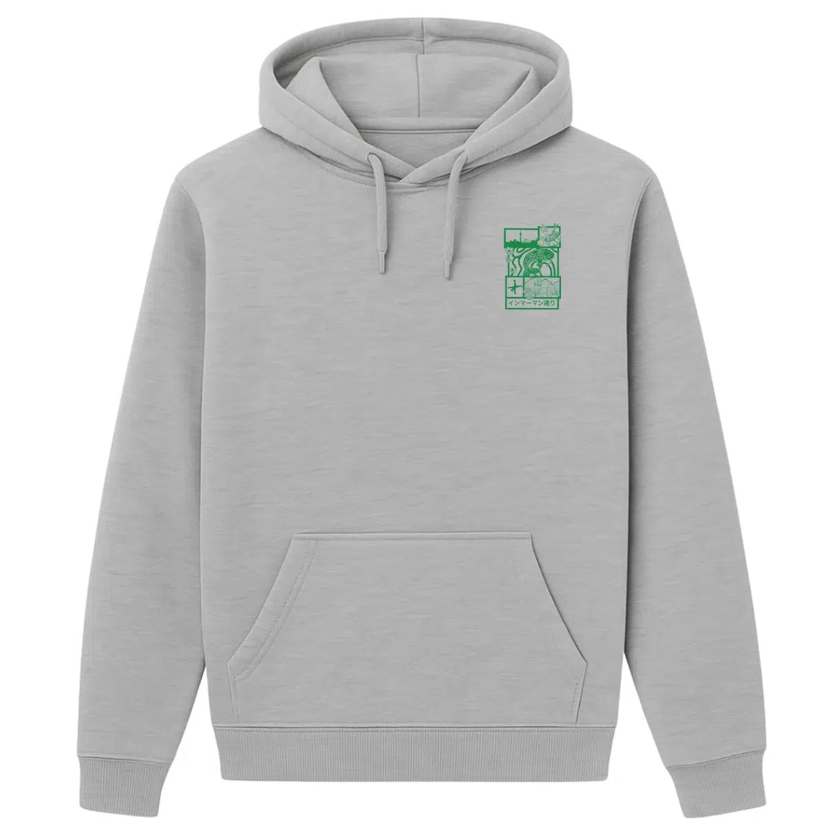 Hoodie Japan Koi grün