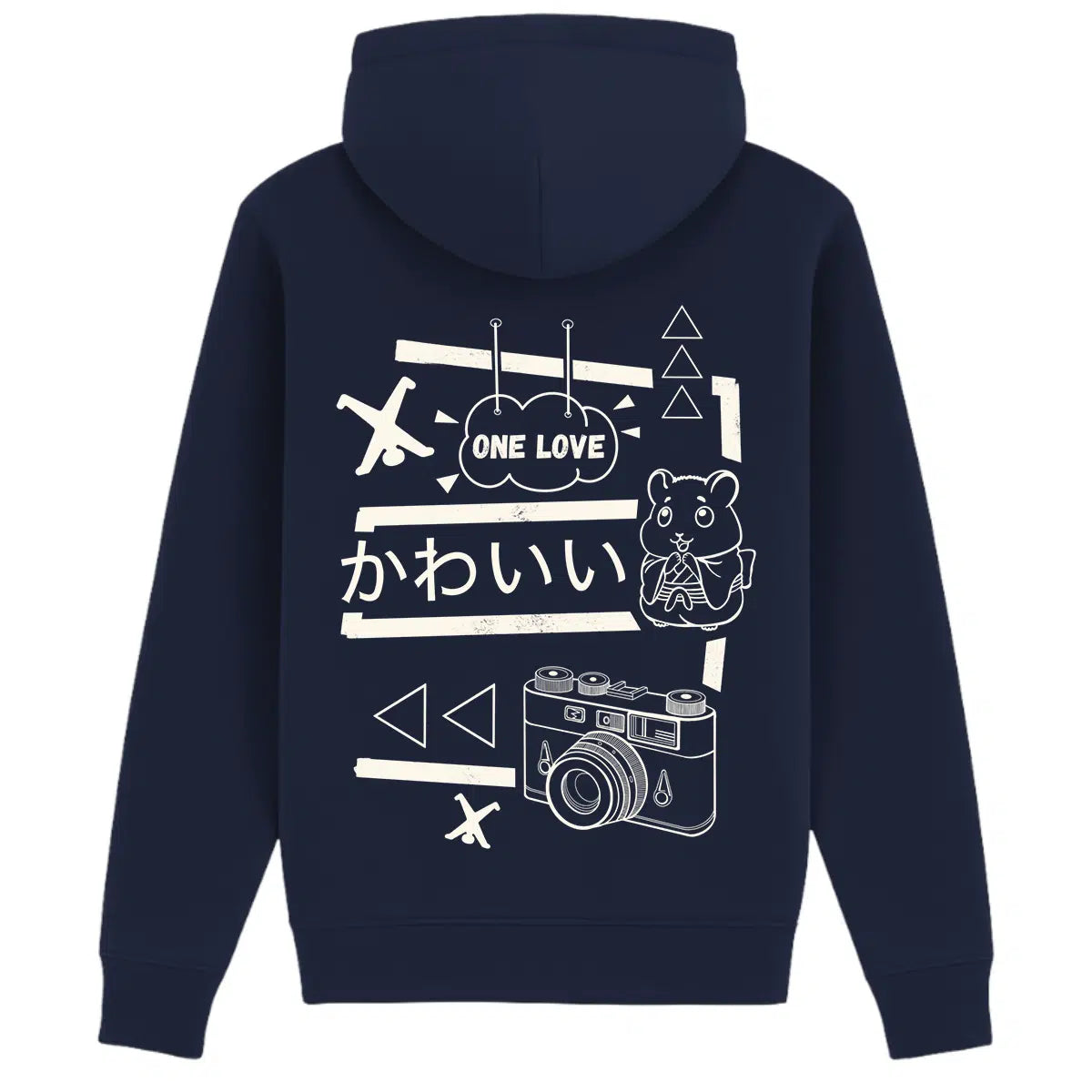 Hoodie Backprint One Love Radschläger