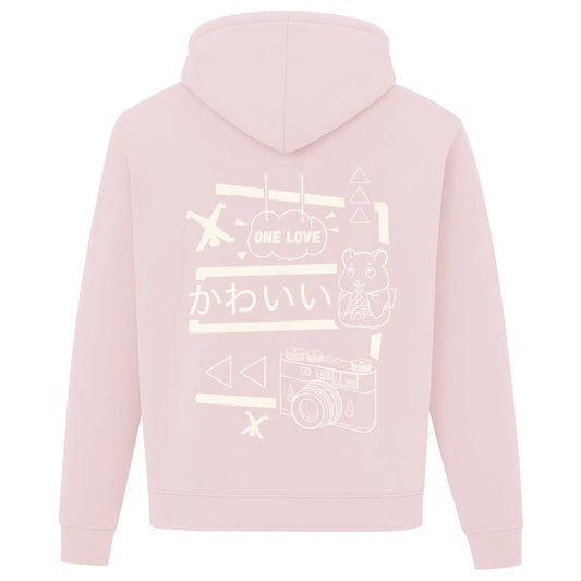 Hoodie Rosé Backprint One Love Radschläger