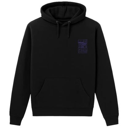 Hoodie Japan Koi Purple