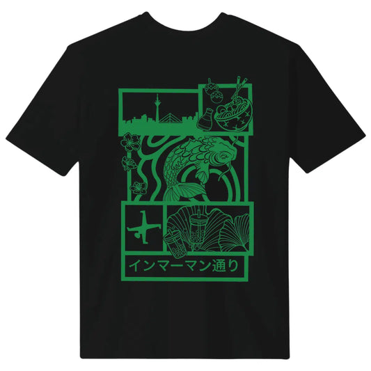 T-Shirt Japan Koi grün