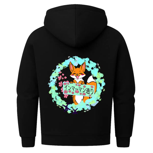 Zip-Hoodie Japan Fuchs Sage