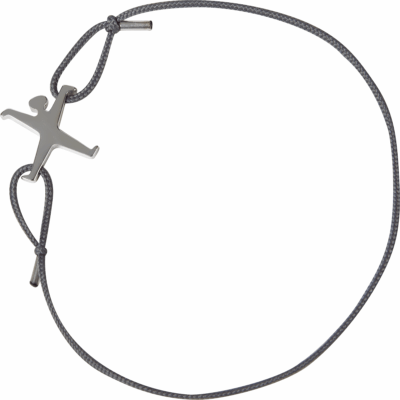 Armband 925er Silber Grau Radschläger