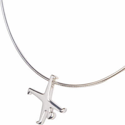 Collier 925er Silber Radschläger