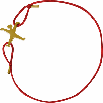 Armband 925er Silber vergoldet Rot Radschläger