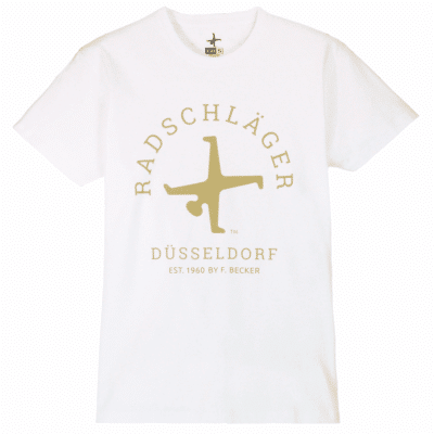 T-Shirt Weiß Radschläger Logo