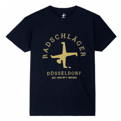 T-Shirt Navy Radschläger Logo