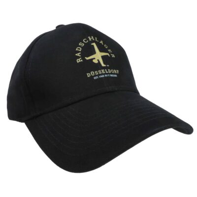 Cap schwarz mit Radschlägerlogo