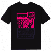 t-shirt-schwarz-koi-pink-purple