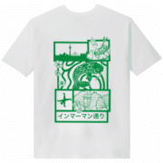 t-shirt-weiss-koi-green