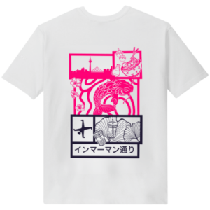 t-shirt-weiss-koi-pink-purple