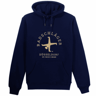 Hoodie Navy Radschläger Logo