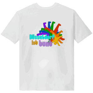 T-Shirt Düsseldorf ist Bunt