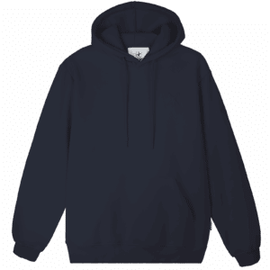 Hoodie navy Pufferprint Radschläger