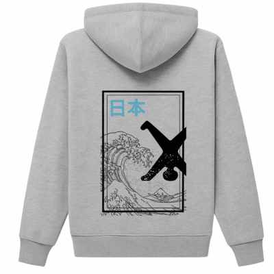 Hoodie japanische Welle