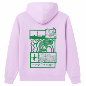 Hoodie Japan Koi grün