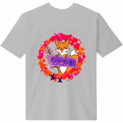 T-Shirt Japan Fuchs Fire