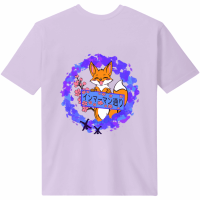 T-Shirt Japan Fuchs Lavender