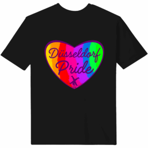 T-Shirt CSD Herz Lila