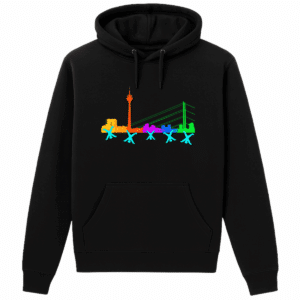 Hoodie skyline Radschläger