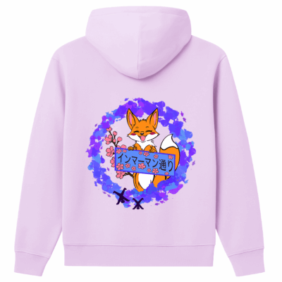 Hoodie Japan Fuchs Lavander