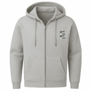 Zip-Hoodie Japan Anzeigetafel