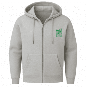 Zip-Hoodie Japan Koi grün